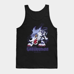 digimon adventure garurumon Tank Top